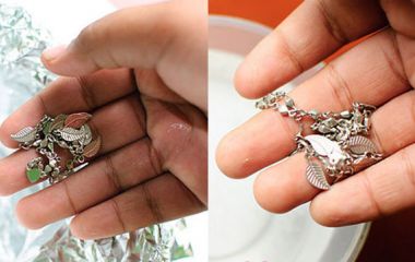 Как почистить серебряные серьги?