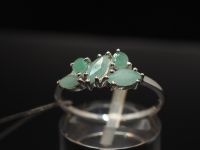Серебряное кольцо с бериллом - 277