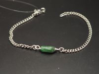 Серебряный браслет с изумрудом 1.90 карат -17