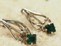 Серебряные серьги 925 пробы-299