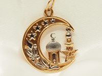 Золотая подвеска мусульманская 585 пробы-352