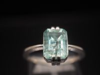 Серебряное кольцо с натуральным изумрудом 1.83 карат - 251