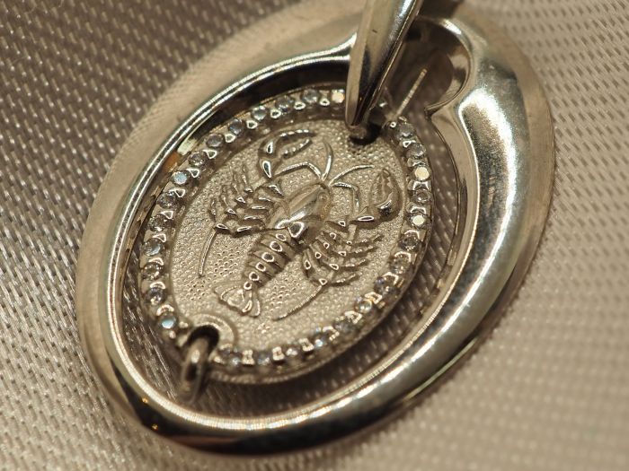 Ювелирная подвеска знак зодиака "Рак"-620