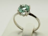 Серебряное кольцо с бериллом - 99