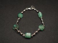 Серебряный браслет с бериллами 22.25 карата - 11