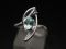 Серебряное кольцо с изумрудами - 120